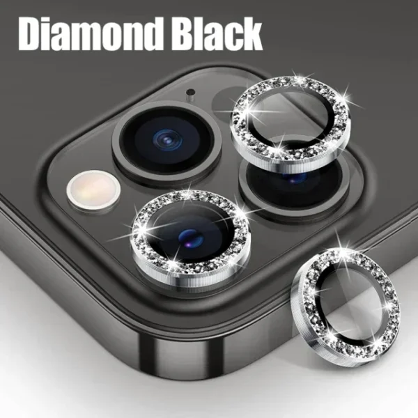 Metal & Glass Camera Lens Protector for iPhone 11-15 Pro Max