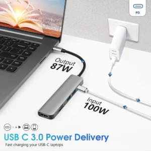 Adaptador USB-C 6 en 1