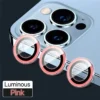 Metal & Glass Camera Lens Protector for iPhone 11-15 Pro Max