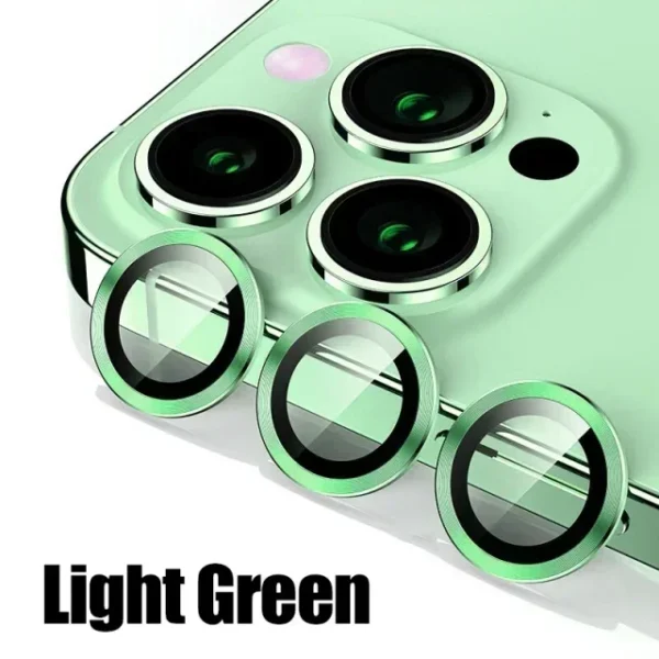 Metal & Glass Camera Lens Protector for iPhone 11-15 Pro Max